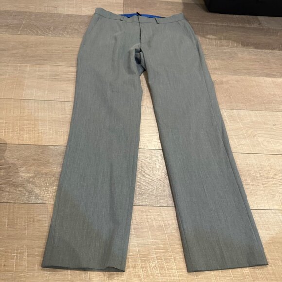 KENNETH COLE REACTION MENS GRAY DRESS PANTS 30 X 30 - Picture 2 of 10